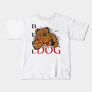 Scary Bulldog Kids T-Shirt